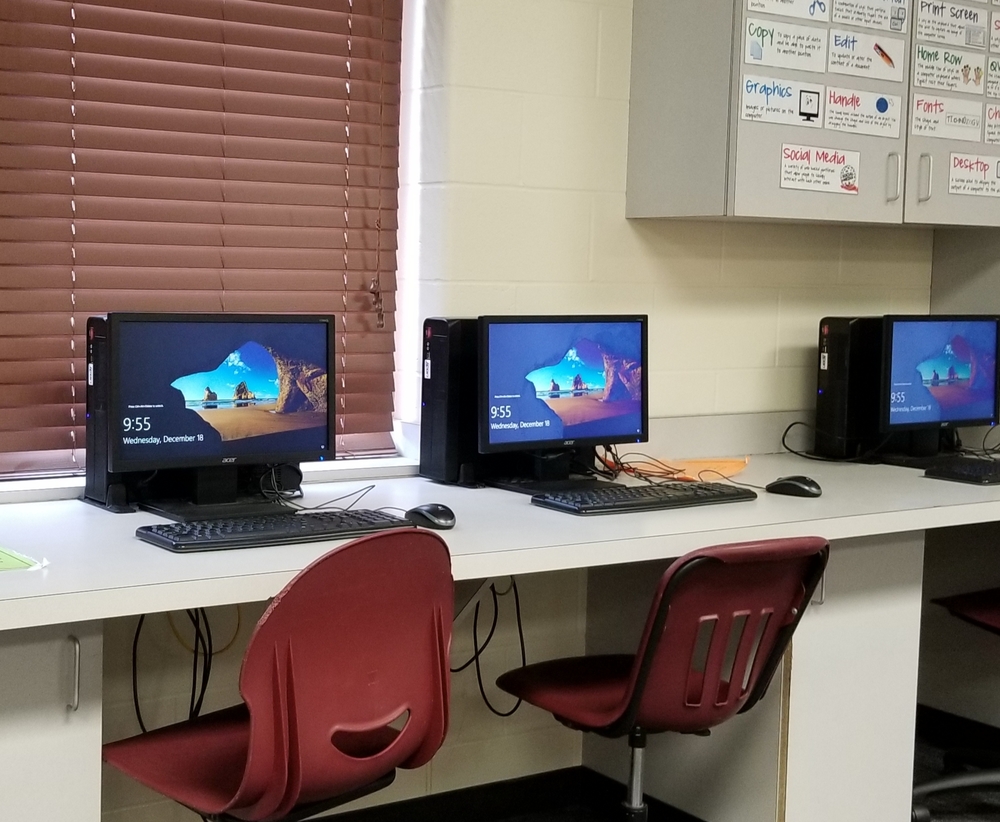 Hour of Code in Technology Skills Class