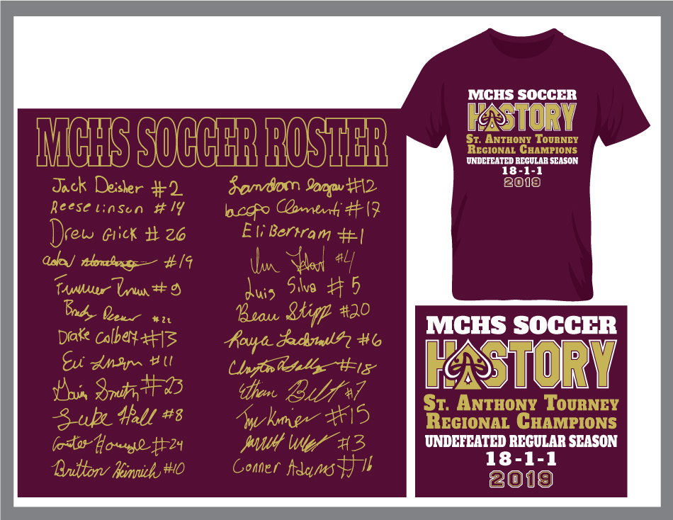 MCHS Soccer 2019 Regional Shirt