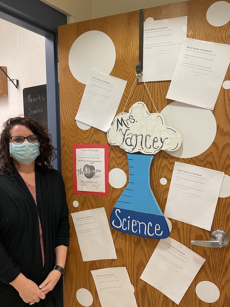 Mrs. Yancey - Teacher of the Month