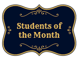 DECEMBER 2020 STUDENTS OF THE MONTH