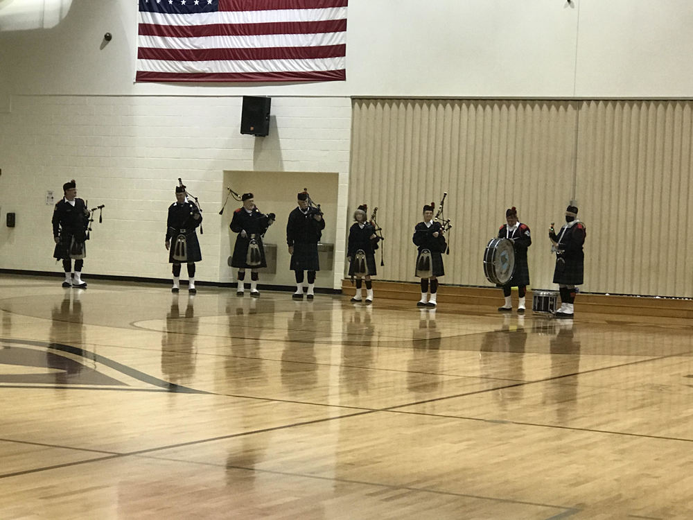 Pipe and Drums at MCGS