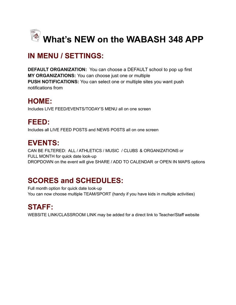 updates