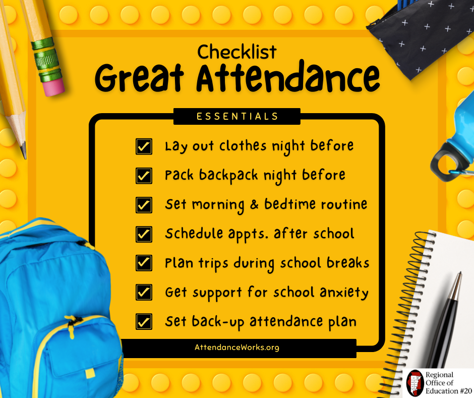 great attendance checklist