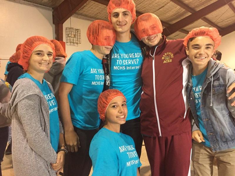 MCHS Interact Club teams with Rise Against Hunger Mt. Carmel High School